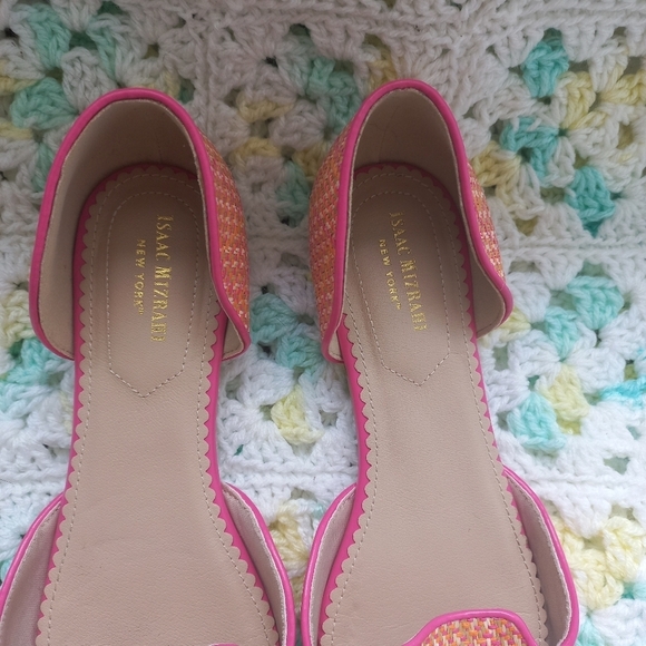 Isaac Mizrahi Women's New York Orange Woven Shoes Size 9 US - Picture 12 of 15